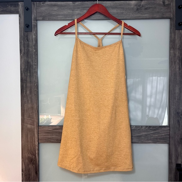 Offline by Aerie Dresses & Skirts - Offline by Aerie The Higher Moulant Exercise Dress Mustard Yellow Size Medium